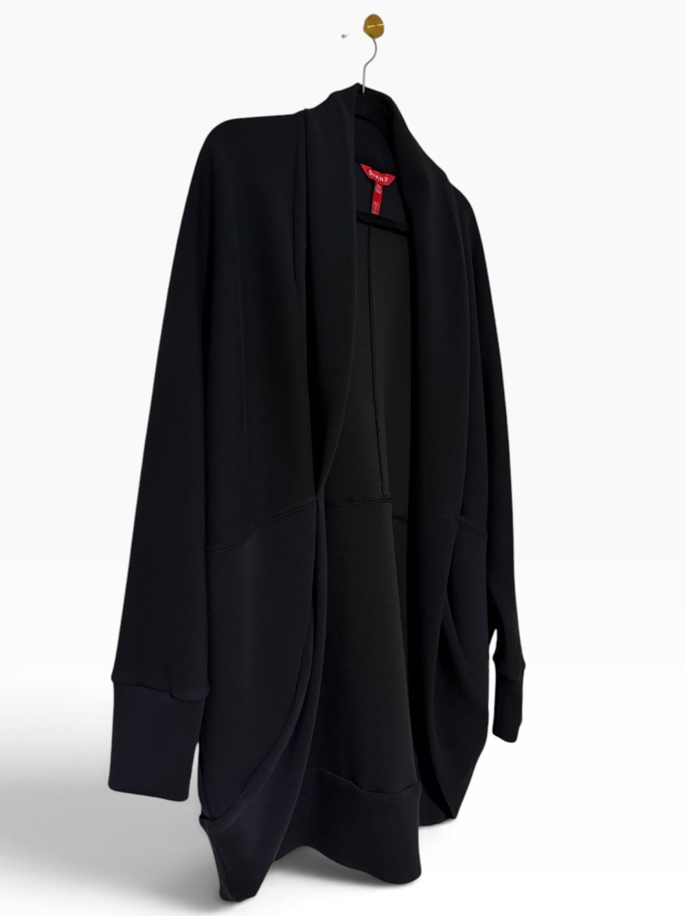 Spanx AirEssentials Cocoon Cardigan in Black in Size XL/ 1X - Picture 7 of 10